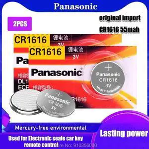 Hot  2Pcs Cr1616 Cr 1616 3v Button Battery Coin Battery DL1616 BR1616 ECR1616 5021LC L11 L28 KCR1616