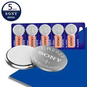 5PCS FOR SONY cr2025 Button Cell Batteries cr 2025 DL2025 LM2025 3V Lithium Coin Battery For Watch Weight Scale