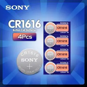 2020  4PCS/LOT CR1616 Button Cell Coin Batteries SONY cr 1616 3V Lithium Battery DL1616 ECR1616 LM1616 5021LC