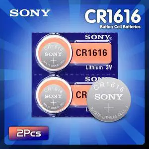 2020  2Pcs/lot SONY CR1616 DL1616 ECR1616 LM1616 1616 3V Lithium Batteries Cell Button Coin Battery For Motherboard Watch