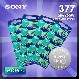 2020 20Pcs SONY 1.55V AG4 377A 377 LR66 LR626 SR626SW SR66 AG4 AG 4 Button Batteries For Watch Toys Remote Cell Coin Battery 2020 20Pcs SONY 1.55V AG4 377A 377 LR66 LR626 SR626SW SR66 AG4 AG 4 Button Batteries For Watch Toys Remote Cell Coin Battery