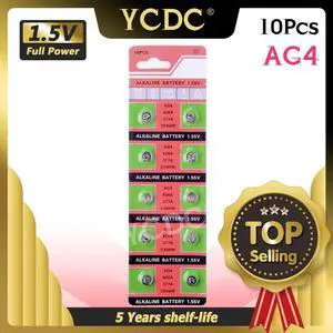 10pcs/card AG4 For Watch Toys Remote SR626 177 Cell Coin Alkaline Battery 1.55V 626A 377A CX66W LR626 377 Button Batteries