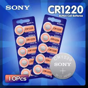 2020  10pcs/lot  CR1220 Button Cell Battery For Watch Car Remote Key cr 1220 ECR1220 GPCR1220 3v Lithium Batteries