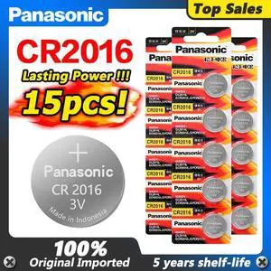cr2016 15PCS brand  battery for 3v button cell coin batteries for watch computer cr 2016 For Toys
