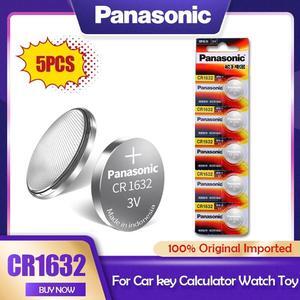 5PCS  CR1632 CR 1632 3V Li-ion Lithium Battery DL1632 BR1632 ECR1632 GPCR For Toy Calculator Watch Button Cell coin