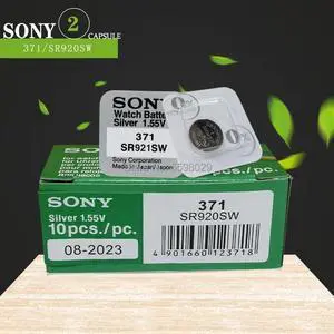 2pcs FOR SONY AG6 371 SR920SW LR920 171 370 371 L921 LR69 SR920 SR69 1.55V Single grain packing Button Cell watch Coin