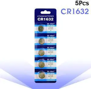 5pcs 3V CR1632 Lithium Button Coin Cells Batteries ECR1632 DL1632 KCR1632 LM1632 Toys Calculators Watches Battery CR 1632