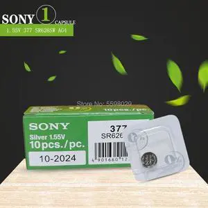 1PCS For SONY AG4 LR626 377 Button Batteries SR626 177 Cell Coin Silver Oxide Single grain packing