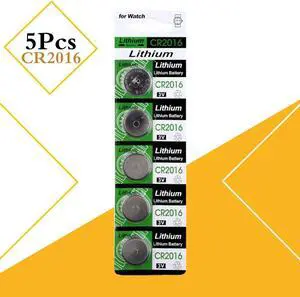 5pcs/pack CR2016 Button Batteries LM2016 BR2016 DL2016 Cell Coin Lithium Battery 3V CR 2016 For Watch Electronic Toy Remote
