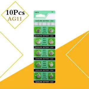 10pcs/pack AG11 LR721 362 Button Batteries SR721 162 Cell Coin Alkaline Battery 1.55V For Watch Toys Remote