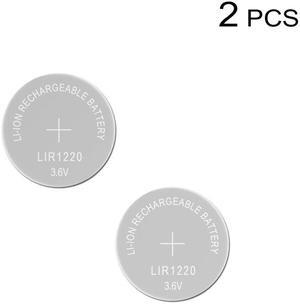 Li-ion Rechargeable Battery LIR1220 3.6V Lithium Button Built-in Coin Cell Batteries Watch Cells LIR 1220 Replaces CR1220