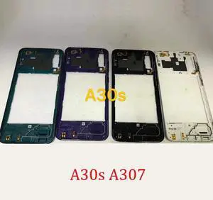 Middle Frame For Samsung Galaxy A30s A307 A307F A307FN A307G Phone Housing Center Chassis Case With Buttons Cover