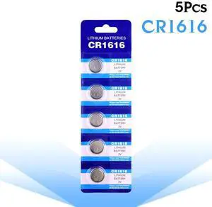 5pcs CR1616 Button Batteries DL1616 ECR1616 LM1616 Cell Coin Lithium Battery 3V CR 1616 For Watch Electronic Toy Remote