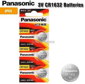 3PCS/lot  CR1632 Button Cell Battery 3V Lithium Batteries CR 1632 for Watch Toys Computer Calculator Control