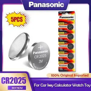 5PCS  CR2025 CR 2025 ECR2025 BR2025 DL2025 KCR2025 LM2025 3V Lithium batteries For Camera Watch Button cell