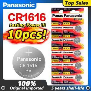 10PCS  CR1616 cr 1616 ECR1616 GPCR1616 Button Cell Battery For Watch Car Remote Key 3v Lithium Battery