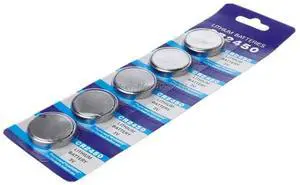 5PCS Button Battery CR2450 Electronic Lithium Coin Cell Batteries 3V KCR2450 5029LC LM2450 Watch Toy Remote Dropship