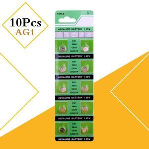 10pcs 1.55V AG1 LR621 SR621 164 Button Battery LR621W CX60 364A Cell Coin Alkaline Batteries TR621SW For Watch Toys Calculators