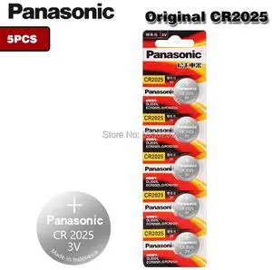 5PCS/lot  CR2025 Button Cell Battery 3V Lithium Batteries CR 2025 for Watch Toys Computer Calculator Control