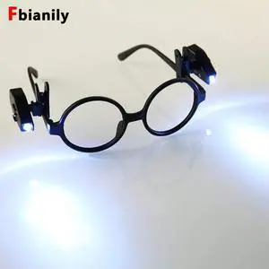 Mini 2pcs Flexible Book Reading Lights Night Light For Eyeglass and Tools Mini LED Eyeglass Clip On Universal Portable