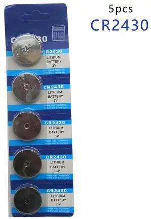 Centechia Good Sale 5 Pcs 3V Lithium Coin Cells Button Battery CR2430 DL2430 BR2430 ECR2430 KL2430 EE6229