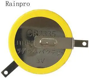 Rainpro 2PCS/LOT CR2335 2335 3V  130 Degree with welding foot Button lithium Battery