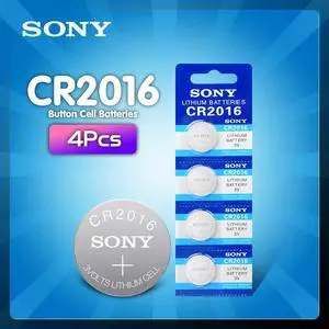 4pcs/lot Brand  Battery for SONY cr2016 3v button cell coin batteries for watch computer cr 2016 DL2016 KCR2016