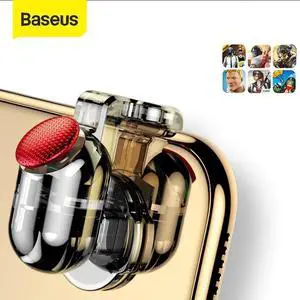 Baseus for Pubg Game Gamepad L1 R1 Gamepad Trigger for iPhone XR Xs Max Aim Fire Button for 4.0-6.5inch Mobile Phone Accesorios