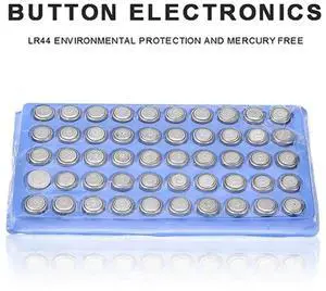 For Toys Flashlight Watches 50pcs LR44 AG13 L1154 357 SR44 1.5V Cell Electronic Watch Button Battery Pohiks