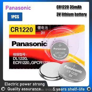 CR1220 Button Cell Battery For Watch Car Remote Key cr 1220 ECR1220 GPCR1220 3v Lithium Battery