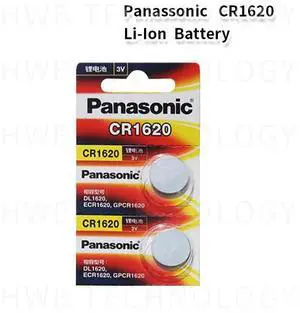 2pc  CR1620 Button Cell Coin Batteries CR1620 Car Remote Control Electric Alarm 3V Lithium Battery