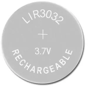 Li-ion Rechargeable Battery LIR3032 3.7V 1 PCS Lithium Button Built-in Coin Cell Batteries Watch Cells LIR 3032 Replaces CR3032
