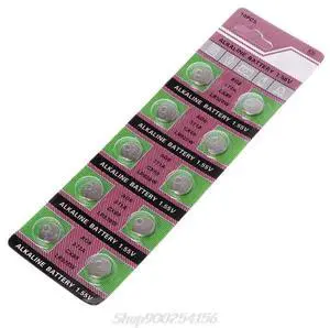 10PCS Alkaline Battery AG6 1.55V Button Coin Cell 371 SR920SW LR920 SR927 171 370 L921 LR69 SR920 Watch Batteries Au03 20