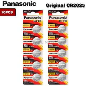 10pc Lithium Button Cell Battery CR2025 Watches 3V Control Toy Batteries For LED Lights Toys Watches