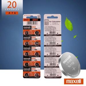 20pc 1.5V for Maxell Button Cell Battery lr44 Lithium Coin Batteries A76 AG13 G13A LR44 LR1154 357A SR44