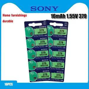 10pcs Sony 379 SR521SW D379 SR63 V379 AG0 Watch Battery Button Coin Cell MADE IN JAPAN Brand 10pcs Sony 379 SR521SW D379 SR63 V379 AG0 Watch Battery Button Coin Cell MADE IN JAPAN Brand