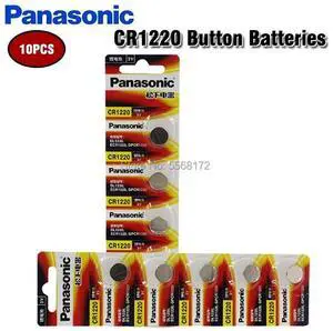 10PCS  CR1220 Button Cell Battery For Watch Car Remote Key cr 1220 ECR1220 GPCR1220 3v Lithium Battery