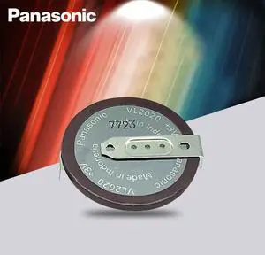 VL2020 3V 20mAh coin type rechargeable 180 degrees fillet lithium button cell battery