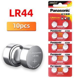 10PCS/lot  LR44 A76 1.5V Alkaline Batteries AG13 SR1154 357 Button Cell Battery 0%Hg for calculator