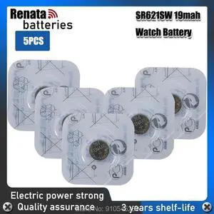 5pcs  RETAIL 1.55V 364 SR621SW V364 SR60 SR621 AG1 Watch Battery Button Coin Cell Batteries MADE IN Swiss