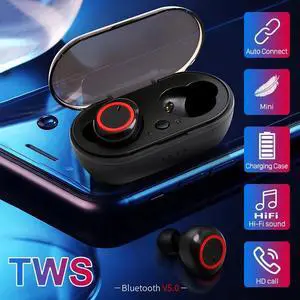 A2 TWS Bluetooth Earphones Control Button Wireless 5.0 Bluetooth Headhones Sport Hifi Long Battery Life Noise Headset