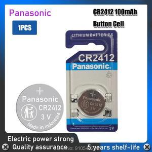 1PCS  CR2412 CR 2412 3V Lithium Battery For LEXUS Car Controller Watch Key Fobs Remote Clock Button cell