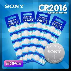 20PCS/LOT FOR SONY Top Quality Lithium Battery 3V cr2016 Button Battery Watch Car Key Coin Batteries cr 2016 DL2016 ECR2016