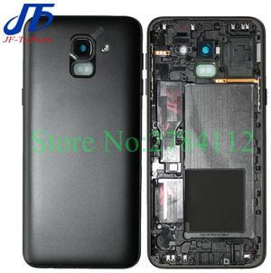 10Pcs Full Housing For Samsung J4 J6 J8 2018 J400 J400F J600 J600F J800F J810 Frame Bezel Battery Back Cover Door + Side Buttons