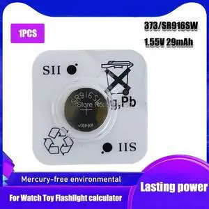1pc FOR SEIZAIKEN 373 SR916SW 916 SR916 Watch Battery SR916SW 373 Button Coin Cell MADE IN JAPAN