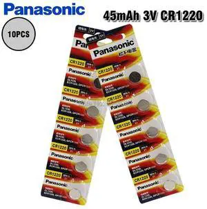 10pc brand for  cr1220 3v button cell coin batteries for watch DL1220 BR1220 ECR1220 LM1220 KCR1220 KL1220