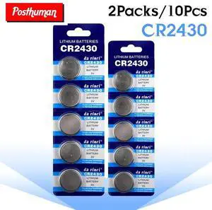 10pieces CR2430 3 Volt Lithium-ion Button Battery CR 2430 ECR2430 KL2430 KCR2430 BR2430 Coin Battery For Watch Calculator