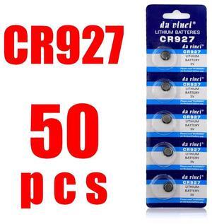 50pcs 3V CR927 927 DL927 BR927 BR927-1W CR927-1W ECR927 5011LC KCR927 LM927 Watch Button Coin Cells Lithium Li-ion Battery