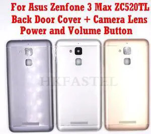 ZC520TL housing For Asus Zenfone 3 Max ZC520TL Back Cover Battery Door Camera Lens With power volume Button ZC520TL housing For Asus Zenfone 3 Max ZC520TL Back Cover Battery Door Camera Lens With power volume Button