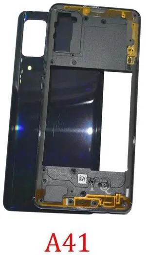 Middle Frame Back Cover For Samsung Galaxy A41 A415F A415 Phone  Housing Chassis With Rear Panel Case Buttons Parts